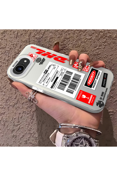 Hontinga iPhone 16E Compatible Silicone Edge Hard Back Anti-Fall Phone Case D...