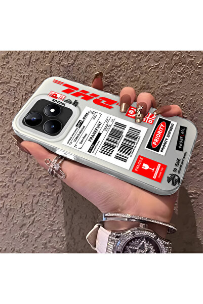 Hontinga حافظة هاتف Realme C51 متوافقة مع حافة السيليكون الصلبة ومضادة للسقوط...