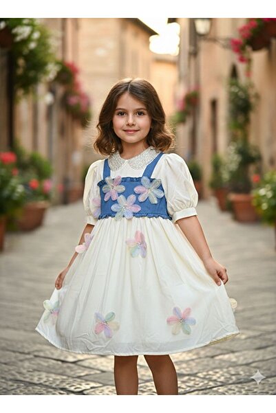 Pyramid masterpieces فستان بناتي انيق ب اكمام قصيره