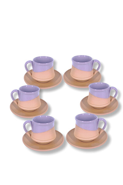 çömlek diyarı Clay Glazed Ceramic Cup Set