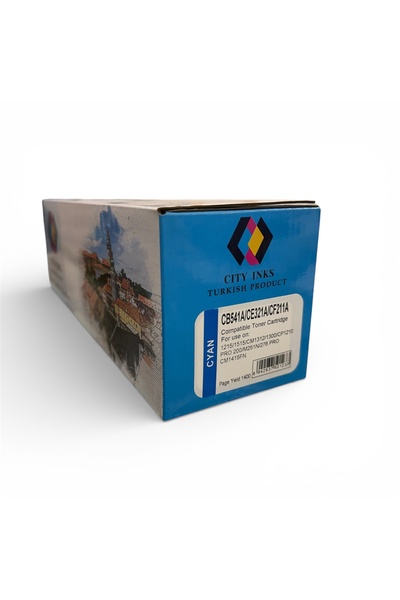 City Inks حبر تركي سيتي انك متوافق مع HP 131A أزرق (Cyan) – CB541A / CE321A /...