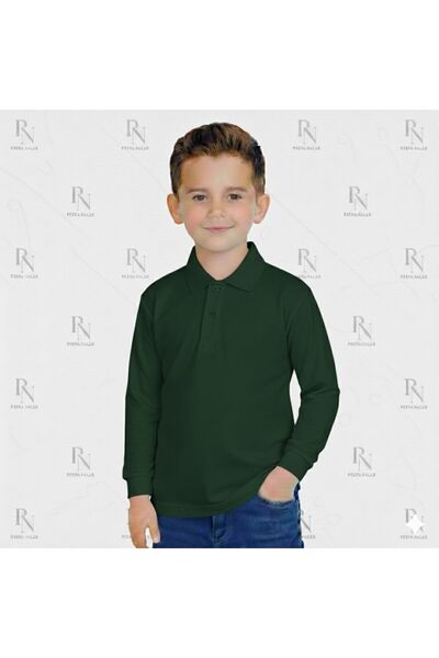 NACAR STYLİSH Παιδικό 100% βαμβακερό μπλουζάκι με λαιμόκοψη πόλο για σχολικές...