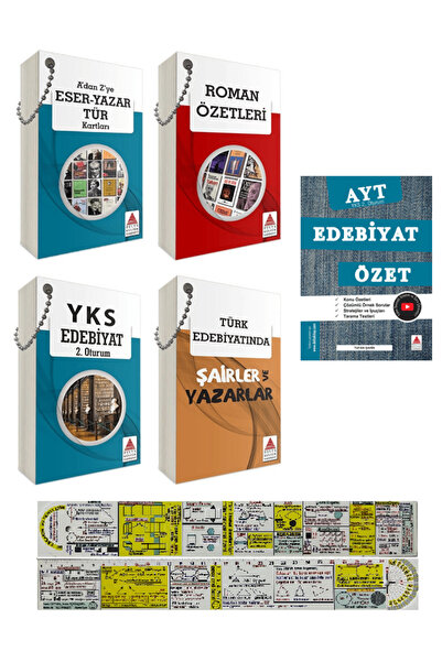 Delta Kültür Yayınevi AYT Edebiyat Seti/Eser Yazar/Roman Özetleri/Şairler ve ...