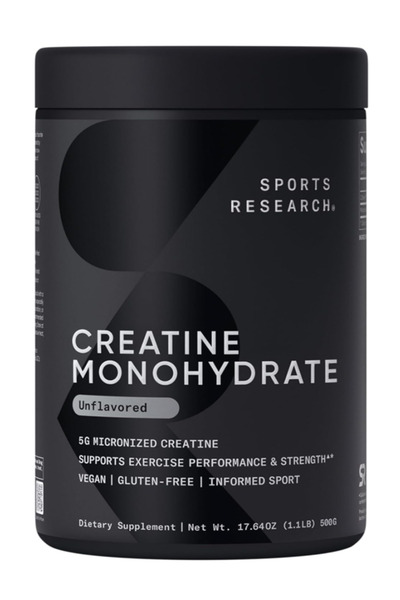 Sports Research Creatine Monohydrate - Gain Lean Muscle, Improve and Strength...