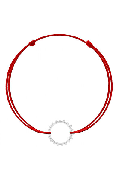 BIJUTERIA NEAGRA Brățară cu pandantiv soare din argint 925