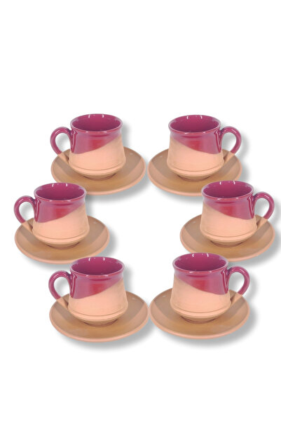 çömlek diyarı طقم أكواب من الطين المزجج