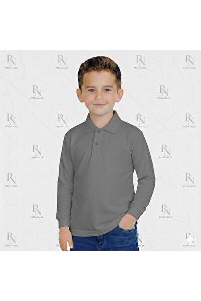 NACAR STYLİSH Παιδικό 100% βαμβακερό μπλουζάκι με λαιμόκοψη πόλο για σχολικές...