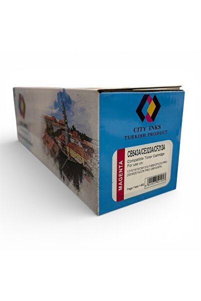 City Inks حبر تركي سيتي انك متوافق مع HP 131A أحمر (Magenta) – CB543A / CE323...