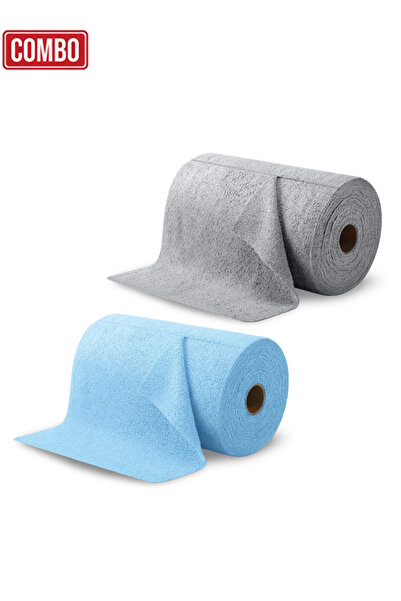 AGC Microfiber Cleaning Cloth Roll Combo 30x30cm, 30 Sheets Per Roll, Lint & ...