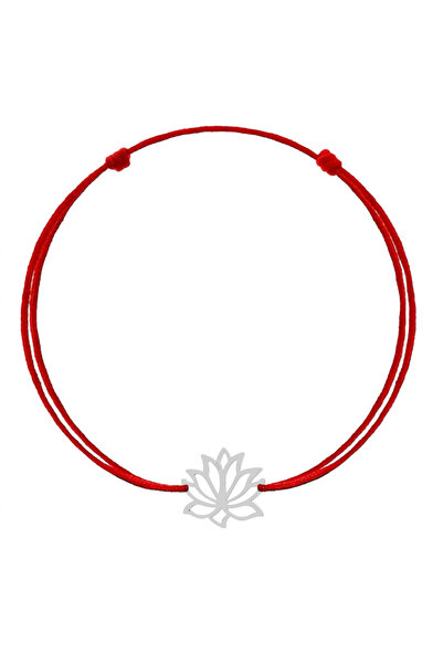 BIJUTERIA NEAGRA Brățară Mărțișor din Argint 925 cu Lotus