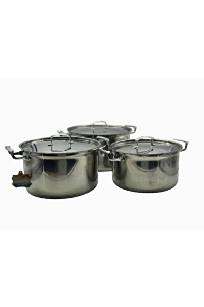Generic Stainless Steel Cookware Set 3 Pieces