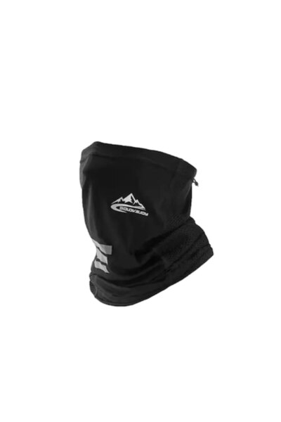 White Label Elastic Multifunctional Mask, Black