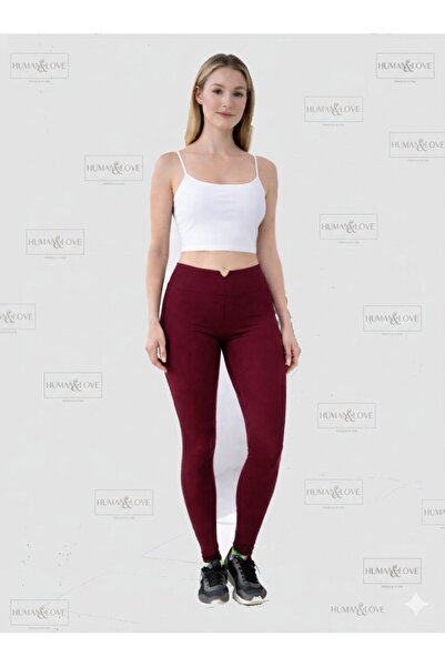 HUMAN LOVE KALP DETAYLI TAYT VE CROP