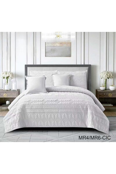 miral مفرش نفر ونص مضغوط ساده عدد القطع 4 راحة لك وأناقة لديكور غرفتك مقاس 16...