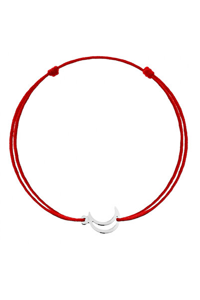 BIJUTERIA NEAGRA Brățară cu pandantiv semilună din argint 925