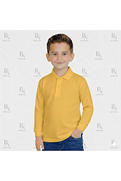 NACAR STYLİSH Παιδικό 100% βαμβακερό μπλουζάκι με λαιμόκοψη πόλο για σχολικές...