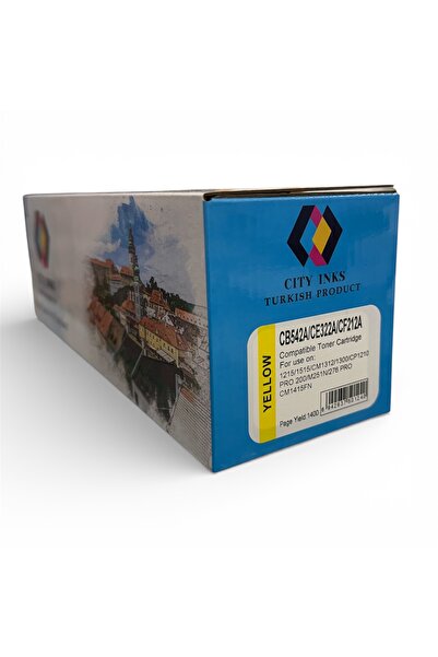 City Inks حبر تركي سيتي انك متوافق مع HP 131A أصفر (Yellow) – CB542A / CE322A...