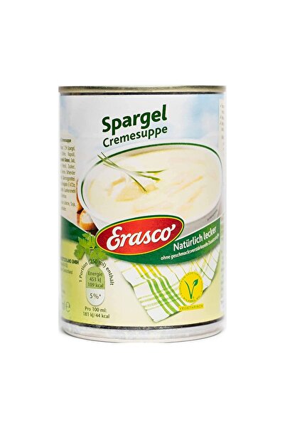 Erasco cream of asparagus soup 390 ml, imported from Germany