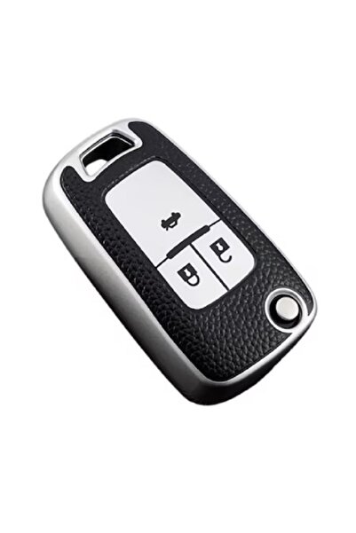 Opel Silver Key Case for Astra J Corsa Insignia Mokka Chevrolet Cruze Aveo Ma...