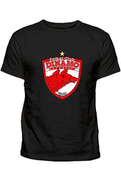 Efendioğlu Design Short-Sleeved D.Bucreş Large Printed Cotton Children's T-Shirt