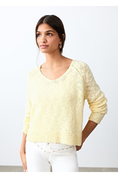 Mango Teen İnce örgülü kazak