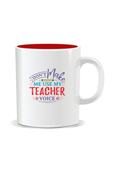 Mug Mania Personalized mug for teachers, Don’t make me use my teacher voice