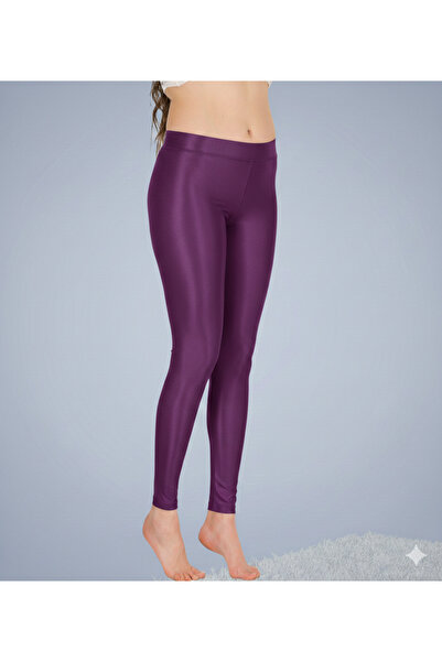 MOPİ High Waist No-Show Shiny Disco Leggings