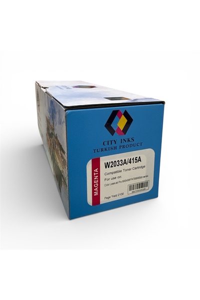 City Inks حبر تركي سيتي انك متوافق مع HP M454 / MFP M479 W2033A / 415A ارجوان...