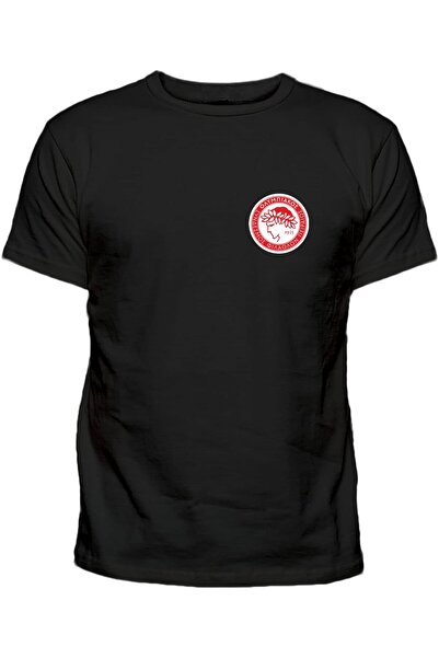 Efendioğlu Design Κοντομάνικο παιδικό βαμβακερό μπλουζάκι OLIMPIAKOS με μικρό...