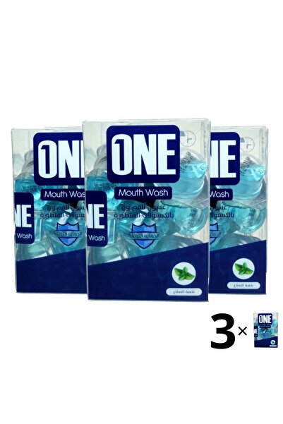 ONE Offer of three packs of One Mint Mouthwash (3 packs, 60 capsules each)