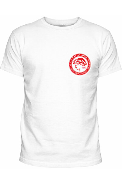 Efendioğlu Design Κοντομάνικο παιδικό βαμβακερό μπλουζάκι OLIMPIAKOS με μικρό...