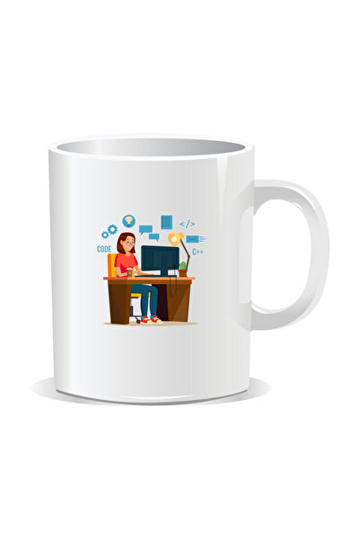 Mug Mania Personalized mug with messages for programmers, Programmer's office