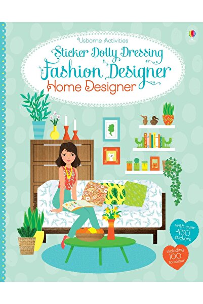 Usborne Sticker Dolly Dressing Fashion Designer Home Designer