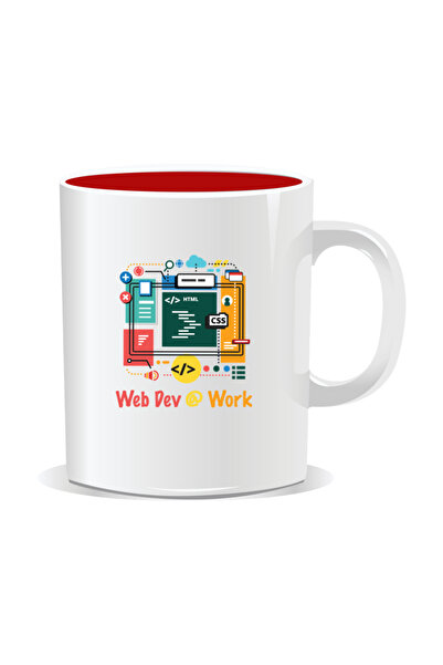 Mug Mania Personalized mug with messages for programmers, WebDev at work