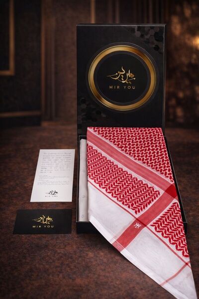 MİR Stylish and modern men's shemagh, 90% Cotton