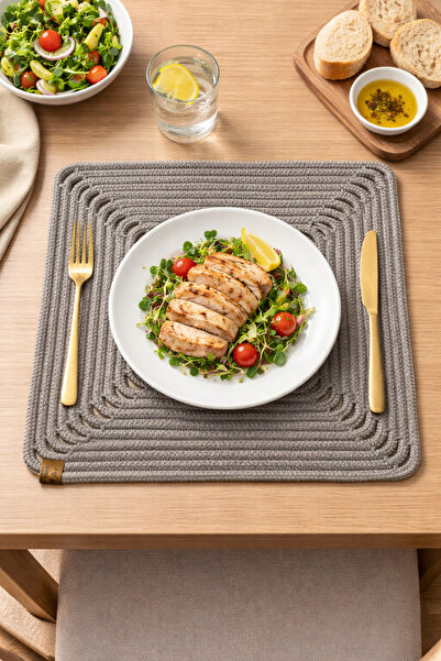 ESPERA HOME DESİGN 34x34 cm amerikan servis, supla, hasır supla, jüt supla