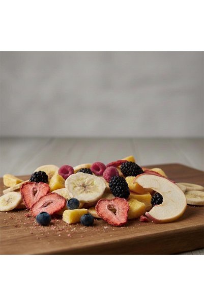 Freezeva Freeze Dried Fruit Set of 10 |   Freeze Dried Fruit Chips |   Healthy Snack Without Added Sugar
