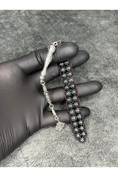 Mos Tespih Zaza Sallamalık Fish Hematite Stone Natural Stone High Quality Pra...