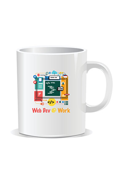 Mug Mania Personalized mug with messages for programmers, WebDev at work