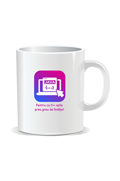 Mug Mania Personalized mug with messages for programmers, Java, C++ is too ha...