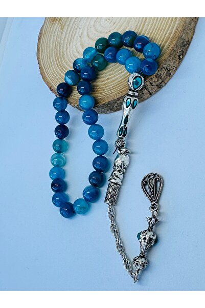 Kehribar Agate Stone Rosary