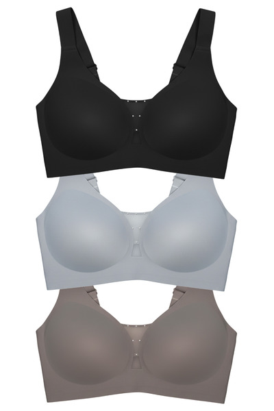Cottonhill Seamless Bra - Balance |   Laser Cut Stone Seamless Gathering Plus...