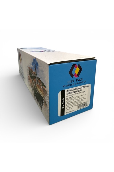 City Inks حبر تركي سيتي انك متوافق مع HP CF400A / CF540A 201A / 203A أسود (Bl...