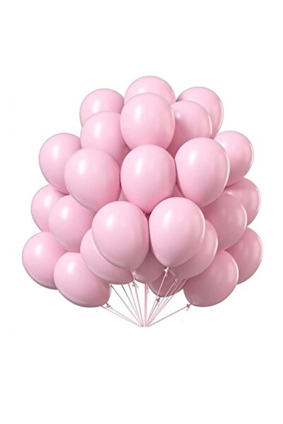 SDX Market Σετ 100 μπαλονιών λάτεξ, ροζ πούδρας, 25 εκ.