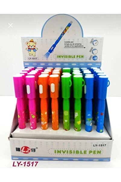 Deniz Oyuncak Sihirli Görünmez Kalem UV Işıklı Gizli Yazı Kalemi | Çocuk Part...