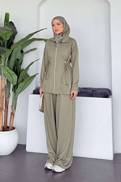 Hazamoda Ajda Elastic Waistband Suit Mint