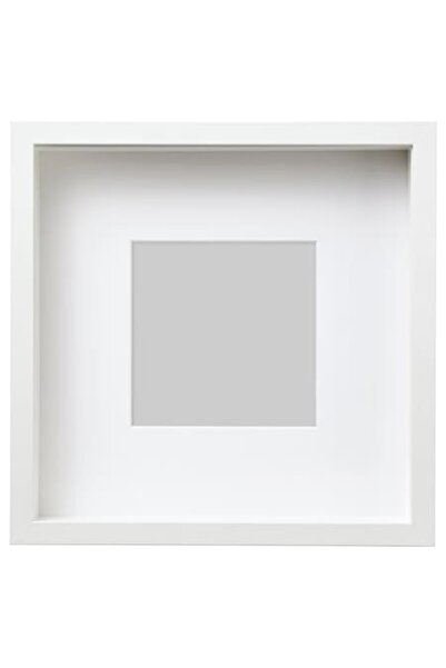 OEM Photo Frame, White, MDF, 25x25cm