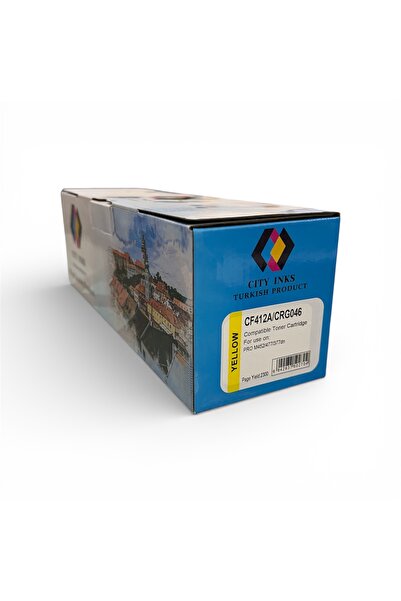 City Inks حبر تركي سيتي انك متوافق مع HP M452 / M477 CF412A / CRG046 410A أصف...