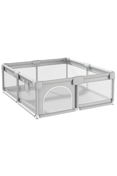 iTin Tarc de joaca pentru bebelusi, 120x120 cm, colturi protejate, usor de mo...