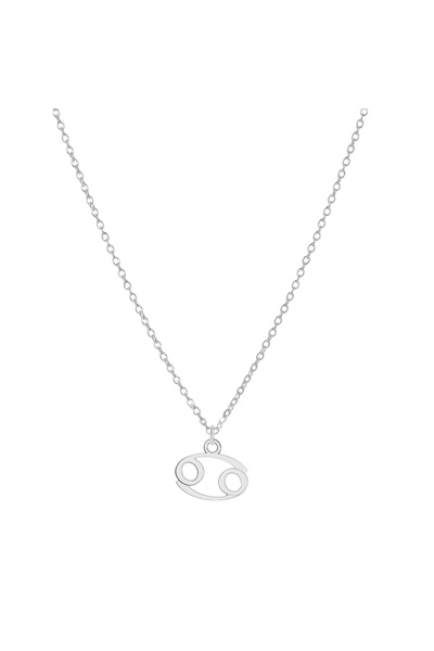 BIJUTERIA NEAGRA 925 Silver Zodiac Pendant Necklace